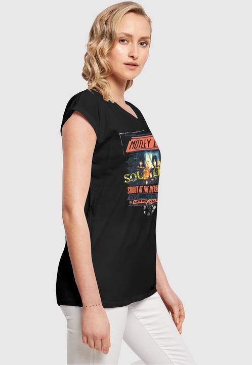 Actual product image Merchcode Ladies Motley Crue - SATD Tour Extended Shoulder Tee - 112277 (XXL)