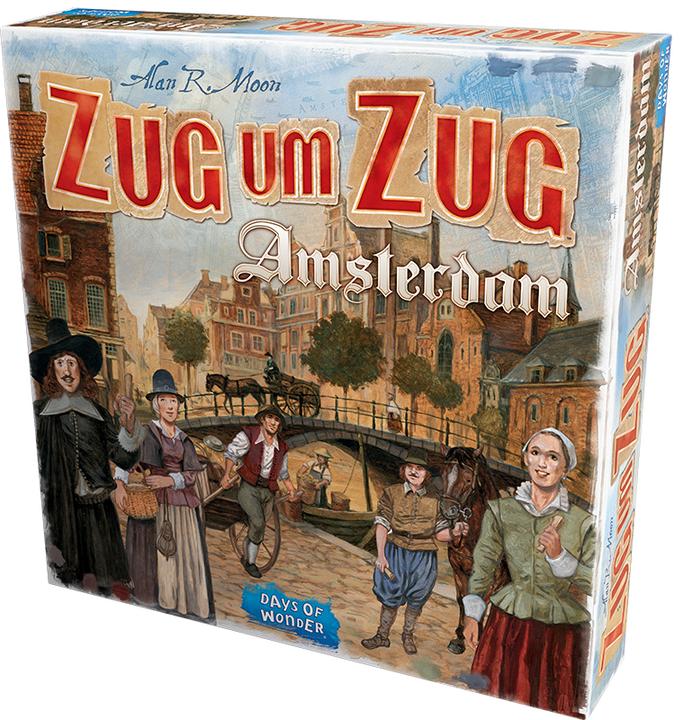 Days of Wonder DOWD0021 - Amsterdam - Cities, train to train, 2-4 players, from 8 years (DE edition) (German)