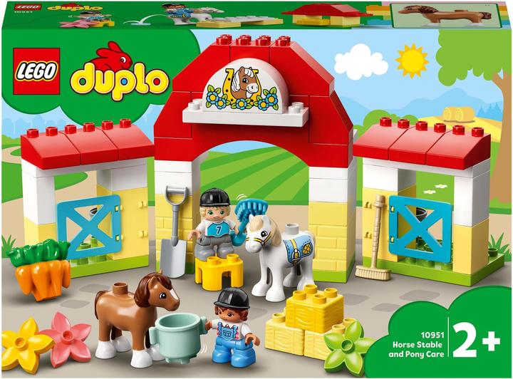 Produktbild LEGO Pferdestall und Ponypflege (10951)