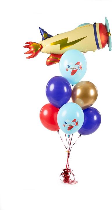 Immagine prodotto Partydeco Piano di palloncini multicolore, Ø 30 cm, 6 pezzi