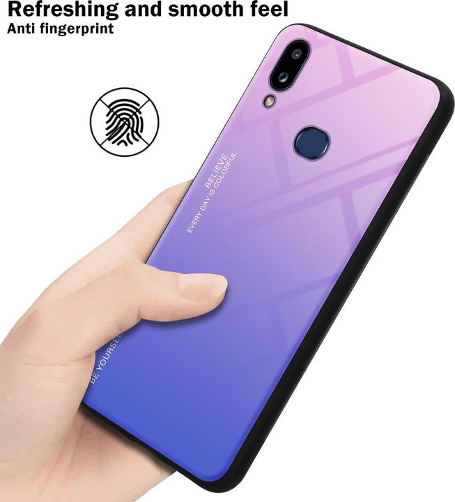 Actual product image Cadorabo TPU 2 colors glass cover (Samsung Galaxy A10s, Samsung Galaxy M01s)