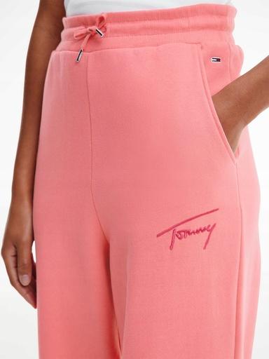Immagine prodotto Tommy Hilfiger Pantaloni da allenamento TJW Tommy Signature EARLIER UNDER da donna, Garden Rose, S (S)