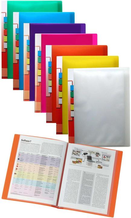 Immagine prodotto Kolma Libro A4 facile con 20 tasche blu (A4, 1 x)