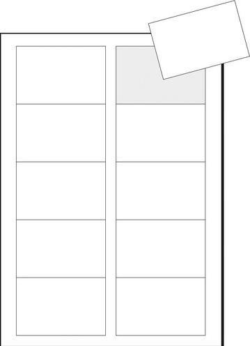 Produktbild Sigel Visitenkarten 100+20ST 85x55mm (225 g/m², 120 x, A4)