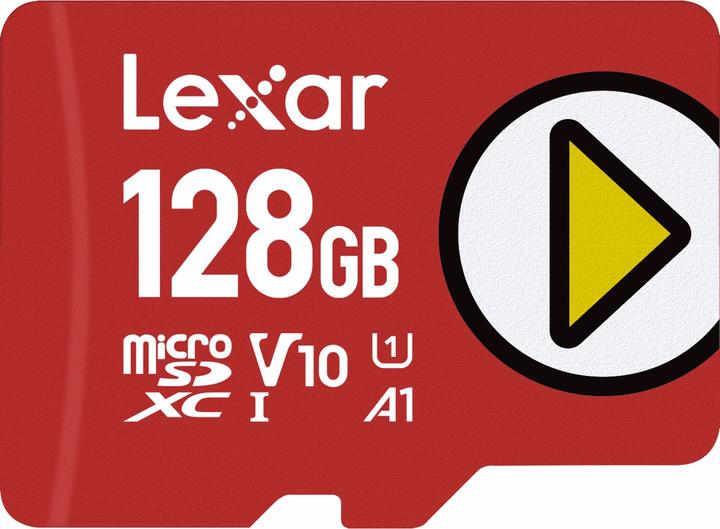 Actual product image Lexar microSDXC Card 128GB PLAY 1066x UHS-I U3 up to 150MB/s (128 GB, microSDXC, U1, UHS-I)
