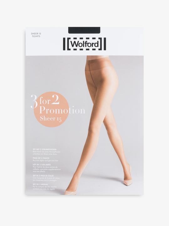 Actual product image Wolford Tights in a triple pack (15 DEN, 38, M)