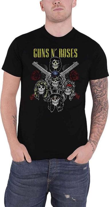 Produktbild Universal Textiles Unisex Adult Pistols & Roses Cotton T-Shirt (XL)