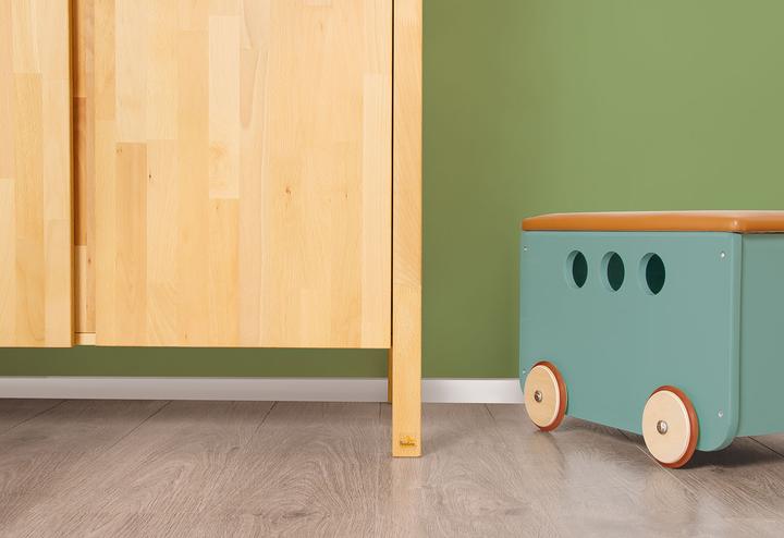 Produktbild Pinolino Kinderzimmer-Set „Enno” extrabreit gross, 3-tlg. (Babybett, Wickelkommode, Kinderkleiderschrank)