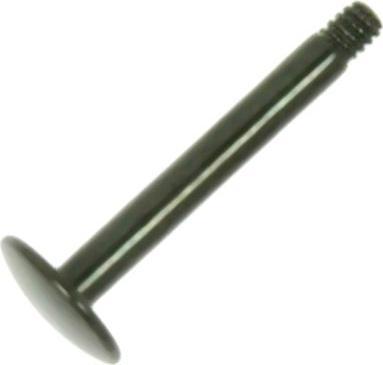 Image du produit Bijouteria 1.2mm Titane élément de piercing (Revêtement PVD (noir), Titane)