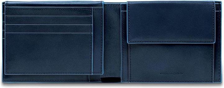 Produktbild Piquadro PU1392B2R/BLU Geldbörse, Karten- und Reisegeldbörse Leder, Polyester