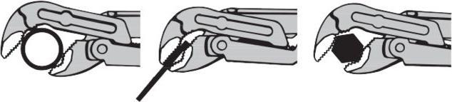 Actual product image VBW Corner pipe wrench 45° 115 115015 (425 mm)