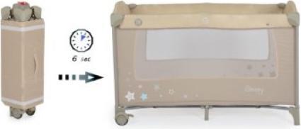 Actual product image Moni Travel cot Sleepy with wheels