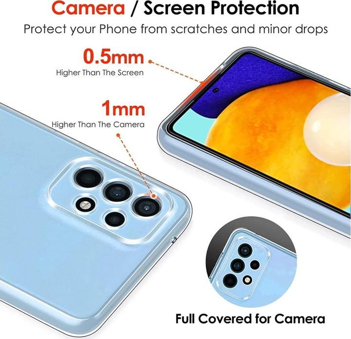 Immagine prodotto Screenguard Custodia trasparente in TPU flessibile (Samsung Galaxy A53 5G)