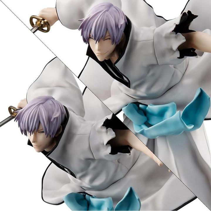 Actual product image Megahouse Bleach G.E.M. Series statuette PVC Ichimaru Gin 30 cm