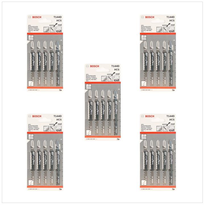 Immagine prodotto Bosch Professional Zubehör T 144 D, confezione da 25