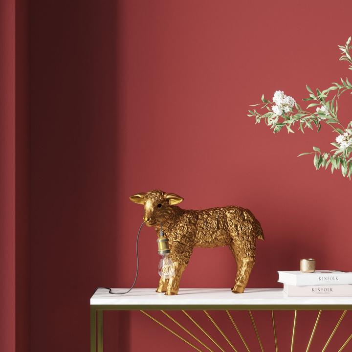 Produktbild Kare Design Tischleuchte Animal Flower Sheep Gold 36cm (E27)