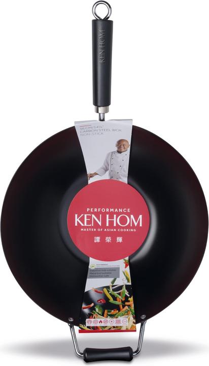 Produktbild Ken Hom Performance Wok (36 cm, Wok Pfanne, Stahl, Eisen)