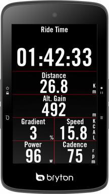 Actual product image Bryton Rider S800 T bike computer