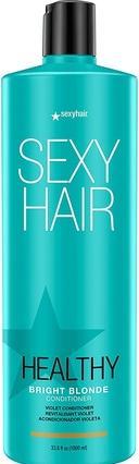 Sexy Hair SexyHair Healthy Bright Blonde Violet Shampoo/Conditioner Hilft Brassiness entgegenzuwirken SLS und (999.58 ml)