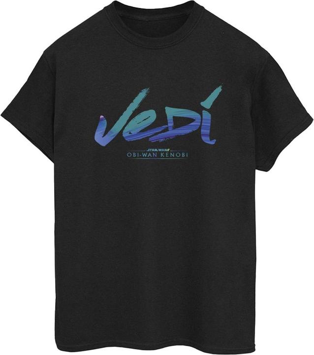 Image du produit Star Wars - T-shirt OBI-WAN KENOBI JEDI PAINTED FONT - Femme (M)