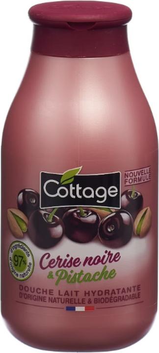 Produktbild Cottage Duschmilch schwarze Kirsche & Pistazie Milch (250 ml)