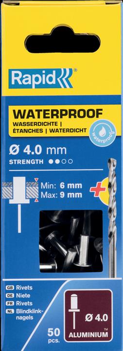 Produktbild Rapid Wasserdicht Blindniete Ø 4,0 x 12 mm