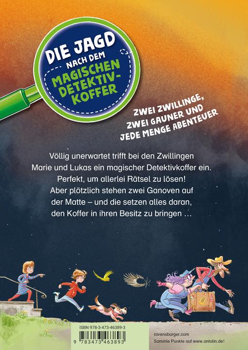 Actual product image Ravensburger Die Jagd nach dem magischen Detektivkoffer, Band 1: Die Jagd beginnt! (German, Cally Stronk, Patrick Fix, 2024)
