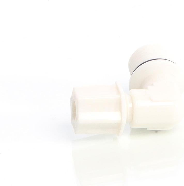 Actual product image Naturewater Jaco-Fitting with 16.41 mm (3/8") External Thread and 90° Angle for Osmosis Hoses (6.35 mm)