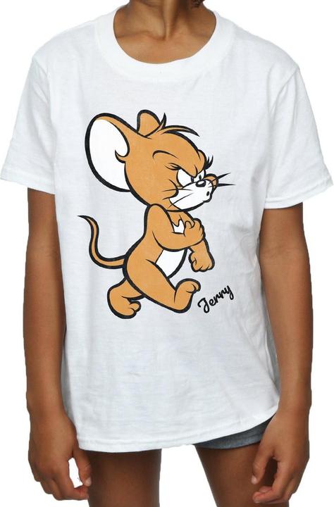 Immagine prodotto Tom & Jerry Maglietta da bambina in cotone con topolino (140, 146)