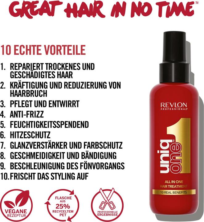 Produktbild Revlon Professional Uniqone™ Hair Treatment Classic + All In One Shampoo Pack (230 ml, Flüssiges Shampoo)