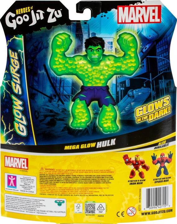 Immagine prodotto Goo Jit Zu Marvel Glow Surge Hulk