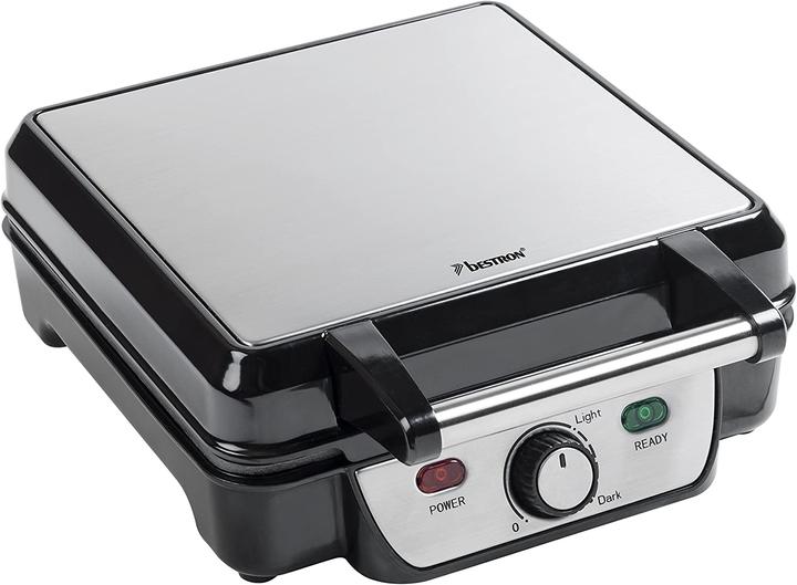 Actual product image Bestron ASW281 Waffle maker 4 waffle(s), stainless steel