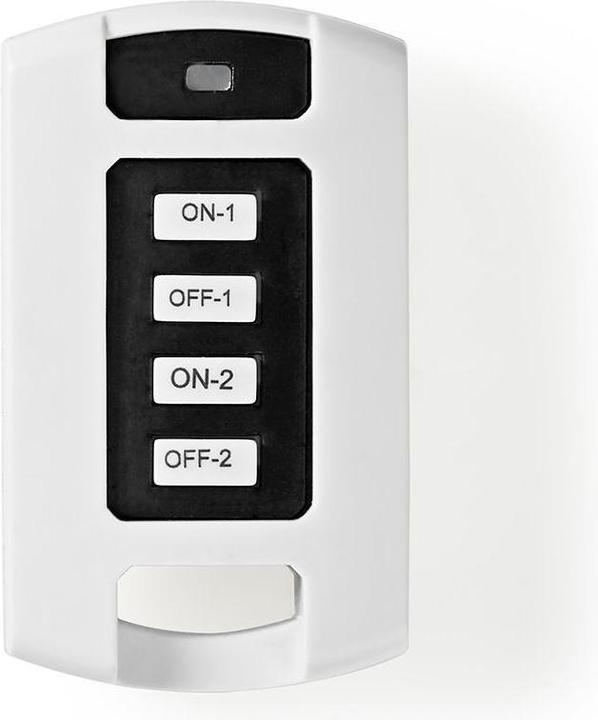 Produktbild Nedis RF Remote control 2 channels - White (Universal Fernbedienung, Radio Frequency (RF))