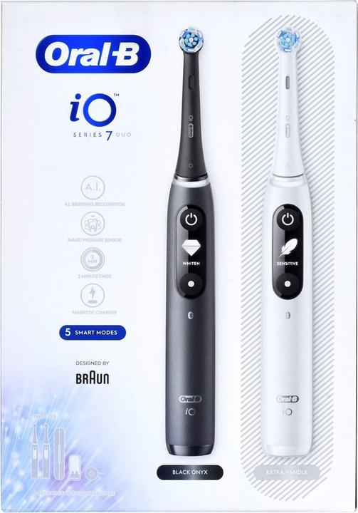 Actual product image Oral-B iO Series 7 Duo electric toothbrushes (Oscillating toothbrush)