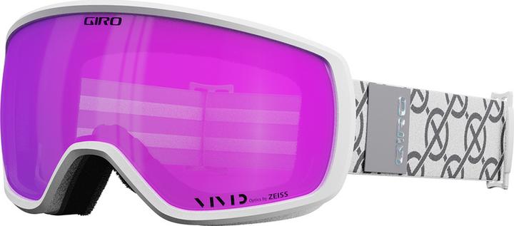 white monogram, Vivid pink S2