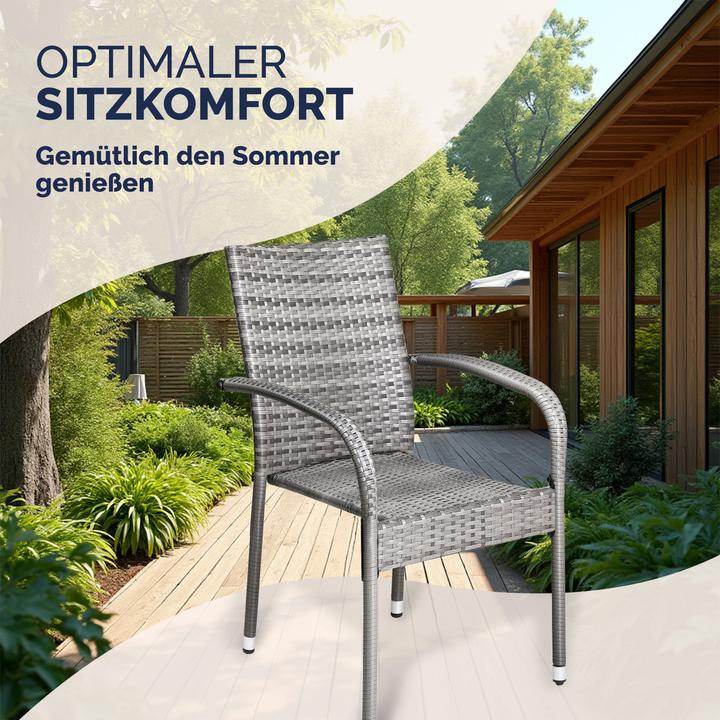 Immagine prodotto Casaria Polyrattan Gartenstühle