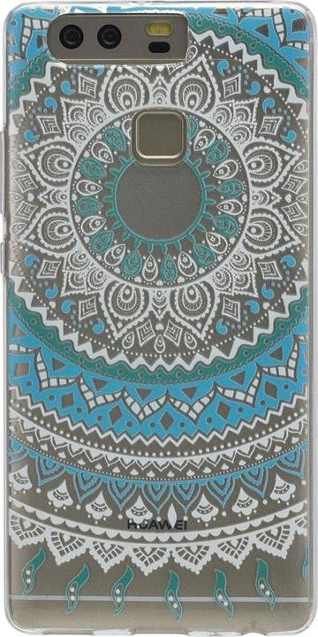Produktbild König Design Henna Cover für Huawei Nova 2 Case Schutz Hülle Silikon Bumper Etuis Sonne Blau (Huawei Nova 2)