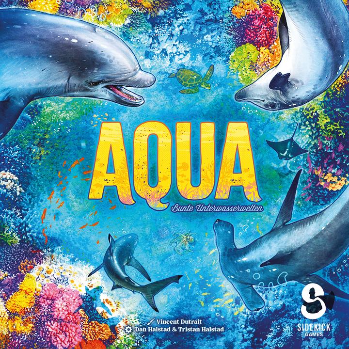 Actual product image Asmodée SIDD0001 - Aqua: Colourful underwater worlds, board game, for 1-4 players, ages 8+ (DE-Aus (German)