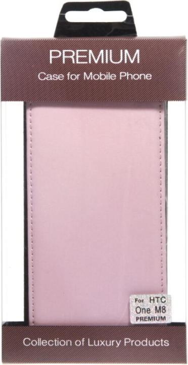 Immagine prodotto OEM Custodia Slim Leather Flip HTC One M8 rosa (HTC One (M8), HTC One M8s)