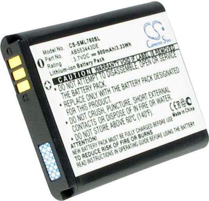 Image du produit NoName Batterie pour Samsung SGH-L760 etc batterie de remplacement