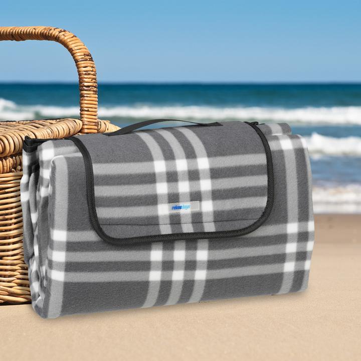 Actual product image Relaxdays Picnic blanket