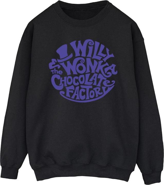 Immagine prodotto Willy Wonka & the Chocolate Factory Typed Logo Felpa Uomo (XXL)