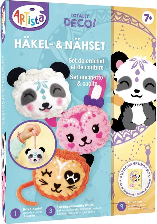 Actual product image Artista Crochet & sewing set animals