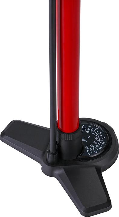 Actual product image BBB Floor pump AirBoost 2 red