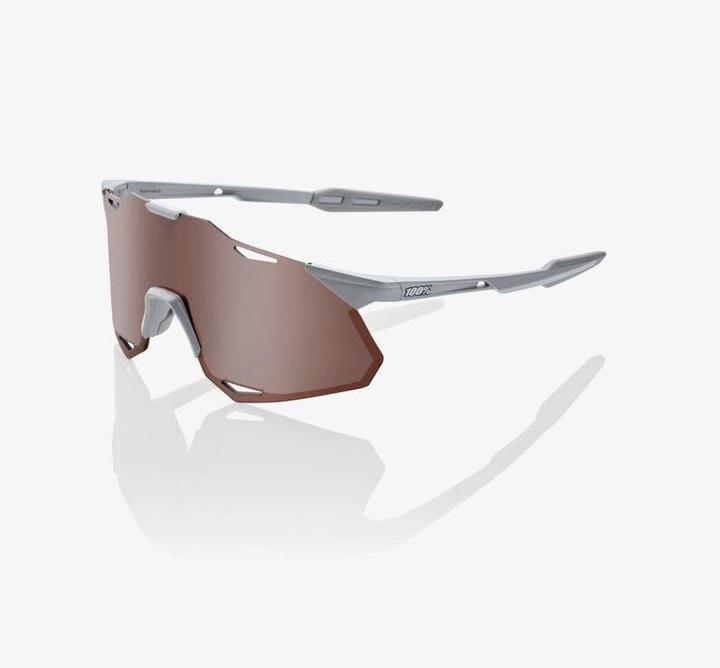 Image du produit 100% Brille Hypercraft XS Matte Stone Grey-HiPER C (Gris pierre mat, HiPER Crimson Silver Mirror)