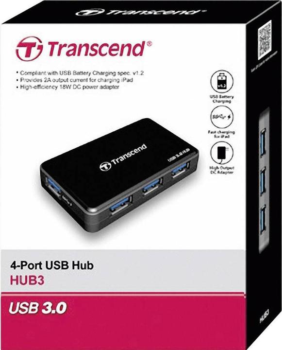 Produktbild Transcend TS-HUB2C (USB-C, 4 Ports)