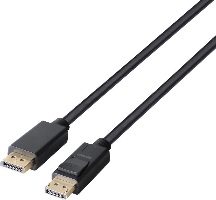 Image du produit Deltaco Câble DisplayPort, DP 1.4, 8K@60Hz, 4m, noir (4 m, DisplayPort)