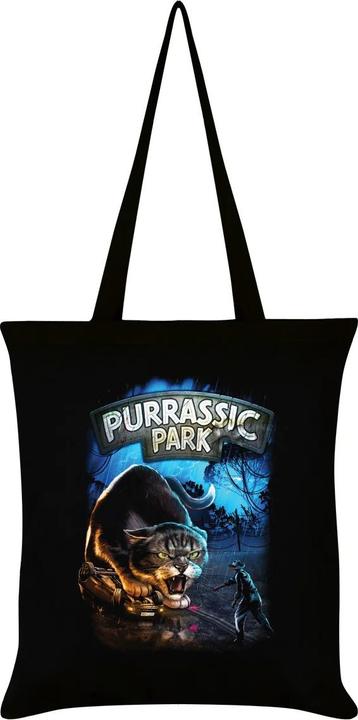 Actual product image Grindstore Purrassic Park Tote Bag
