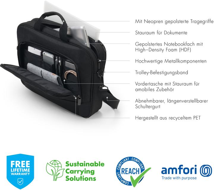 Actual product image Dicota Eco Top Traveller (14.10", Universal)