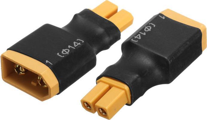 Produktbild Dronefactory XT30 Female auf XT60 Male Adapter